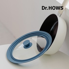 Dr. House New Multi Glass Lid Smoke Blue (24/26/28cm available) / 닥터하우스  뉴 멀티 유리뚜껑 스모크블루 (24/26/28cm 사용가능)