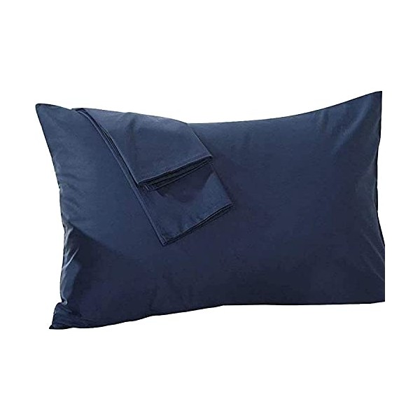 Travel Pillow Case 12x16 Size Set of 2 Envelope Closure