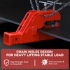 Clamp on Trailer Hitch 2" Receiver for Tractor Bucket, Non-Slip