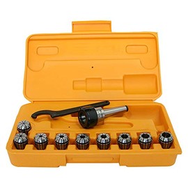 Collet & Chuck Set, ER-25, 2MT - Includes Nine ER-25 Collets, LittleMachineShop.com (2229)