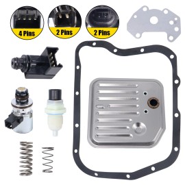 u.s.eliteautoparts For 2000-07 Dodge Jeep A518 46RE 47RE Transmission Solenoid Service Kit 4800879