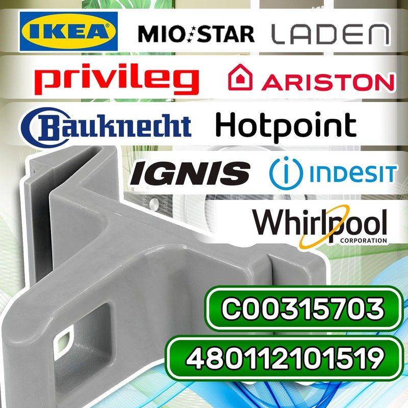 Dryer Hook Door with Original Code C00315703 480112101519 for Whirlpool