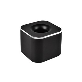 Coideal Single Pen Stand Holder, Black Metal Pen Base Stand for Desk Fountain Pen, Toothbrush Brush, Students and Office