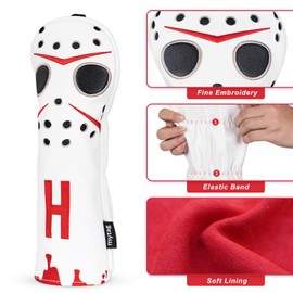 Hybrid Headcover Hockey Goalie Mask Golf Club Covers(Hybrid)