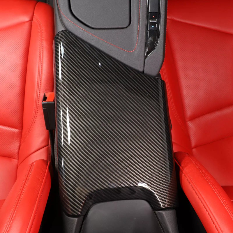 autopart2021 For C8 Corvette Stingray 20-25 Carbon Fiber ABS Console