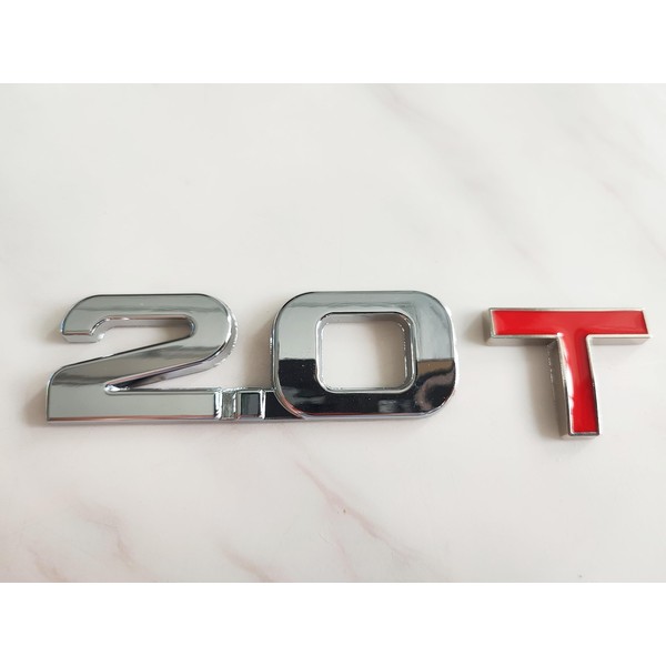2X 2.0T Emblem Emblem Emblem Emblem 3D Emblem Decal Sticker