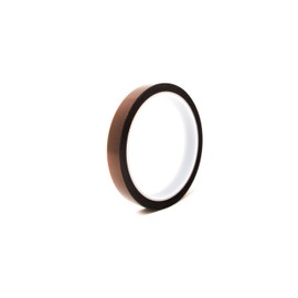 Bertech Kapton Polyimide Low Static Adhesive Tape, 3" Core, 1 mil Thick, 36 yd Length, 1/2" Width