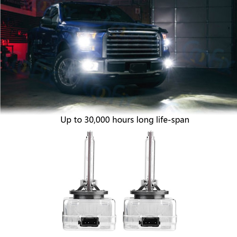 2Pcs D1S 6000K 35W Car Xenon Lamp Headlight Replacement Bulbs