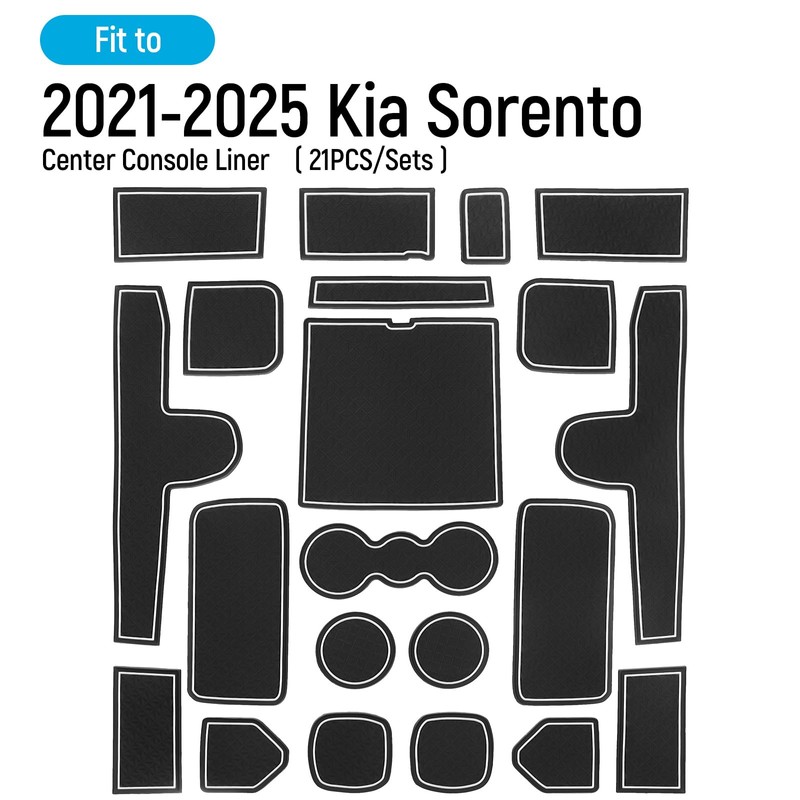 ZZEQYG Center Console Liner for Kia Sorento 2021 2022 2023