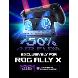 LISEN 10-IN-1 Docking Station for Steam Deck OLED&ROG Ally X&Legion Go, Dual Cooling Fan 5 USB Ports and 4K@60Hz, 100W Charging Port Support ROG Ally 30W Mode, Gigabit Ethernet Fit for Steam Deck OLED