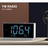 Dual Alarm Clock with FM Radio, Temperature & Humidity Display,