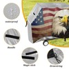 WELLDAY American Animal Flag Grill Cover 65 inch BBQ Gas