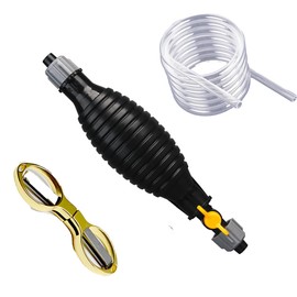 Hand fuel pumps,Portable Siphon Pump-Gasoline, Oil, Diesel, Water,High Flow Durable PVC Hoses Manual Fuel Transfer Pump