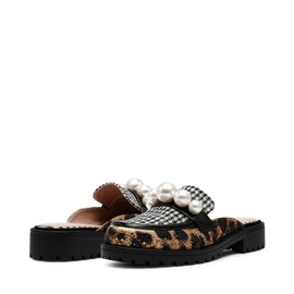 Betsey Women's Norah Loafer, Leopard Multi, 7