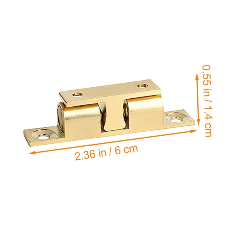 LALAFINA 3Pcs Ball Catch Solid Door Latch for Cabinets and
