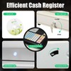 48Keys Electronic Cash Register,3 in 1 Commercial Cash Register Printer
