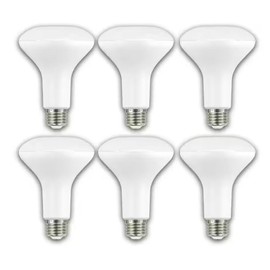 EcoSmart BR30 65W Equivalent Dimmable LED Light Bulbs Soft White (6 Pack)
