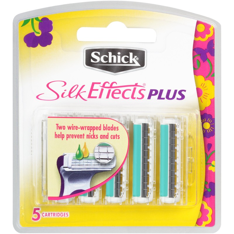 Schick Silk Effects Plus Razor Blade Refills for Women -