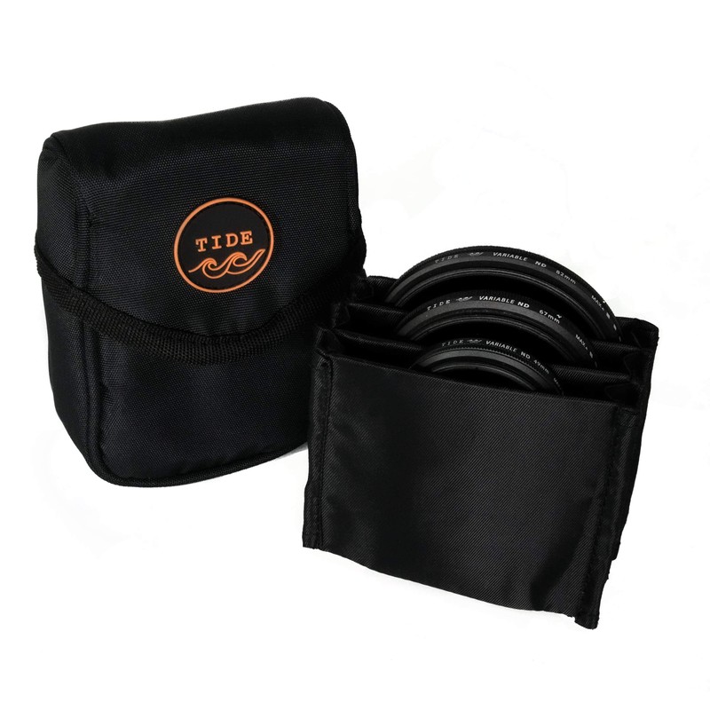 Tide Optics Lens Filter Pouch | Holds 5 Filters Up