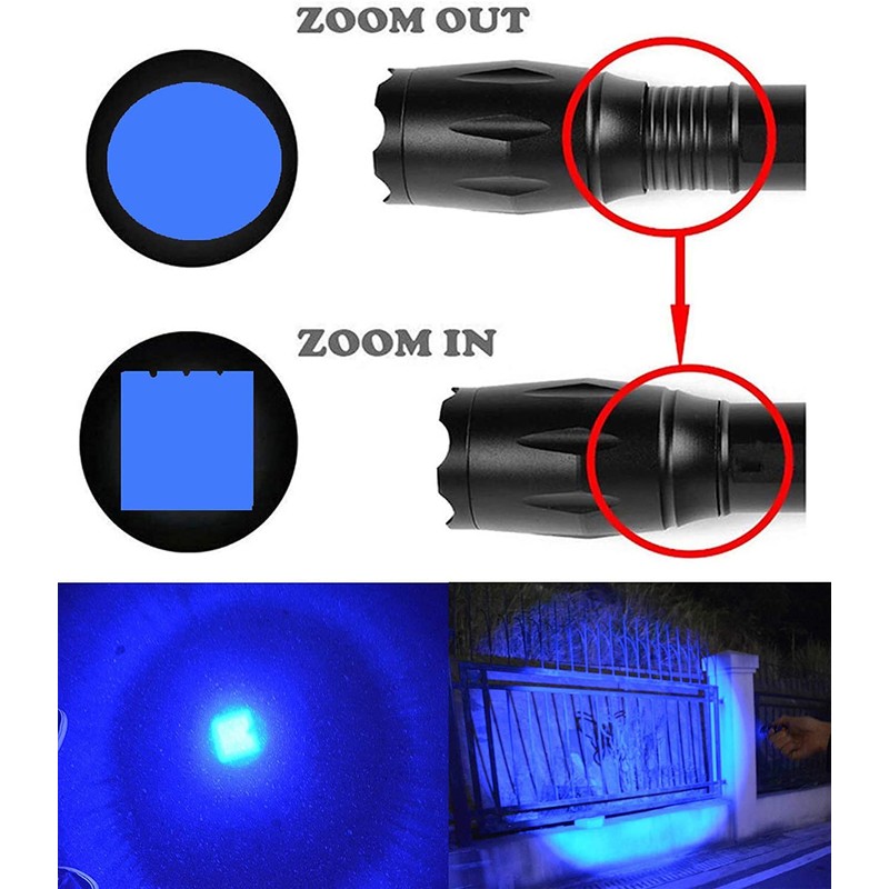 L'lysColors 4 in 1 LED Flashlight, White, Red, Green &