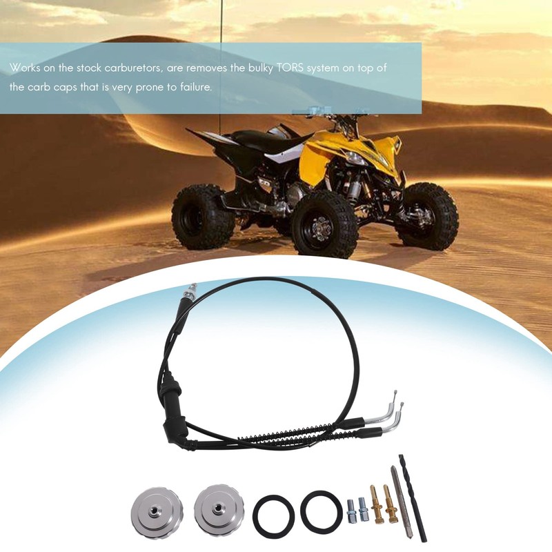 Aswalling Tors Delete Removal Eliminator Kit for Banshee Throttle Cable