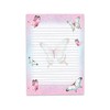 Colourful Writing Paper Letter Pad for Girls Children Butterflies Flowers