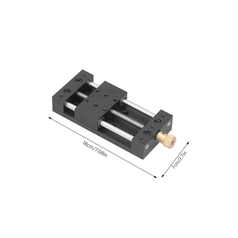 Linear Stage, Rustproof Aluminium Alloy Manual Sliding Table 40x70mm for