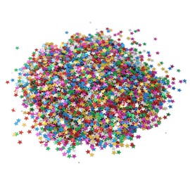 Huture Star Confetti Table Stars Confetti Metallic Foil Stars Glitter Sequins Glitter Metallic Foil Paper Confetti for Wedding Valentine's Day Birthday Decoration - 30 g / 1 oz