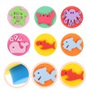 6pcs Painting Sponge Seal for Boy Girl DIY Art Easy