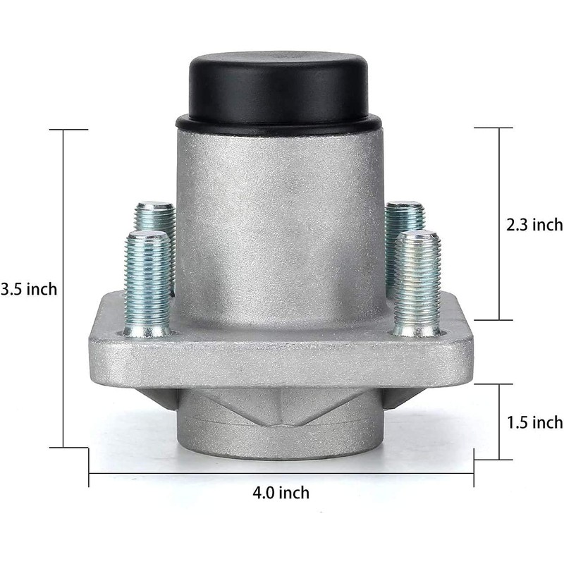 9.99WORLD MALL Golf Cart Front Wheel Hub Assembly with Bearings