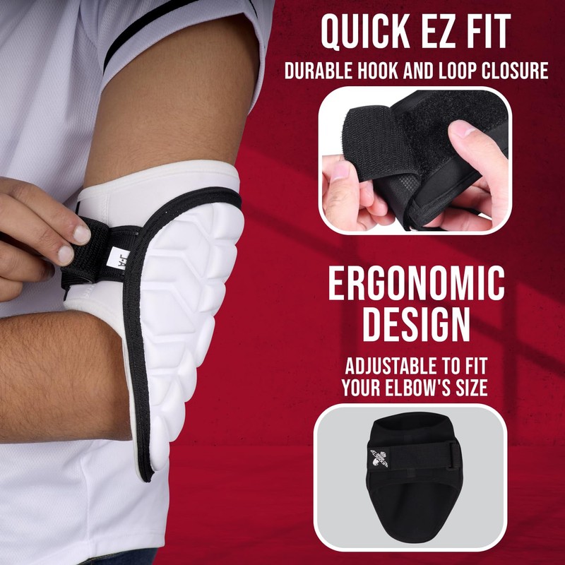 Exxact Sports Defender Baseball Elbow Guard, Batters Softball Elbow Guard