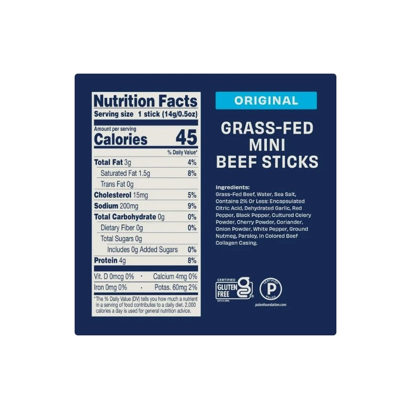Sticks Archer Original Mini Beef Sticks, 0.5 oz, 24 pk.