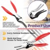 Swpeet 1Pcs Automobile Hose Remover Pliers, Auto Fuel and Vacuum