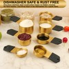 Gold Magnetic Measuring Cups & Spoons Set of 16, 7