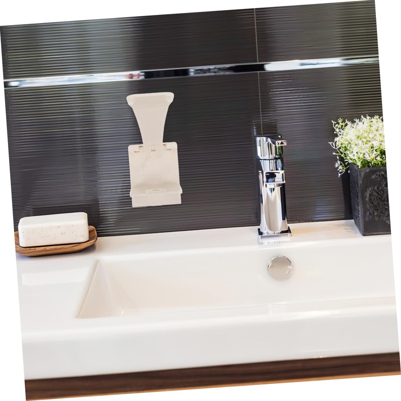 LABRIMP Hand Bracket Wall-Mounted Soap Dispenser Stable Shampoo Bottle Holder