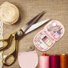 2 Pieces Mini Sewing Kit with 20 Sewing Accessories, Portable