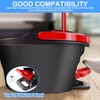 CANIPHA 4pcs Spin Mop Replacement Parts, Spin Bucket Mop Clutch