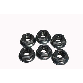 FORESTER Chainsaw Replacement Bar Nuts - New 6 Pack Chain Saw Nuts Fits Husqvarna Jonsered Partner Replaces OEM 503220001 Chainsaw Parts and Accessories Sprocket Cover Flange Nut for Guide Bars