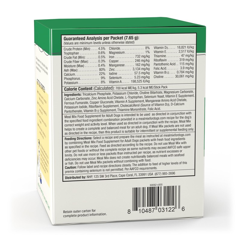 Dr. Mercola Bark & Whiskers Meal Mix for Adult Dogs,