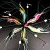 AIMALL 6PCS Soft Plastic Fishing Lures Tackle Prawn Shrimp, Glow