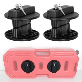 BUYLEDLIGHTSS 2PCS Lock Mounts for 20L Fuel Tank Gas Oil Petrol Pack Container Bracket Holder