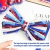 2 Pcs 4th of July Hair Clips Patriotic American Hair