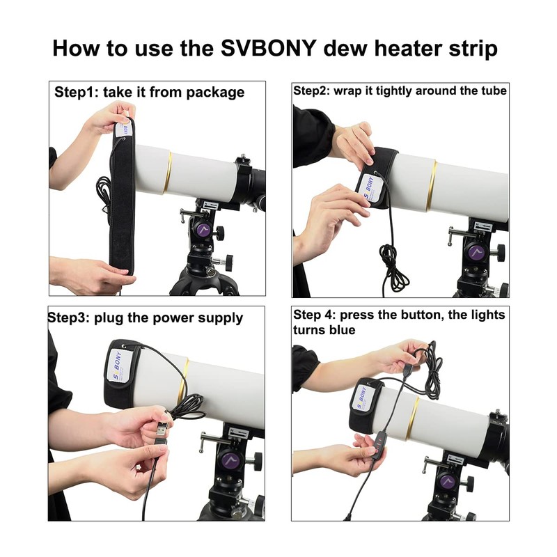 SVBONY SV172 Dew Heater Strip 320 mm Lens Heater Warmer
