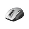 Buffalo BUFFALO Wireless Laser Premium Fit Mouse Medium Silver BSMLW505MSV