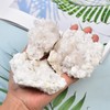 VIZYTOU Natural White Cluster Rock Specimens Healing Crystal Quartz Stone