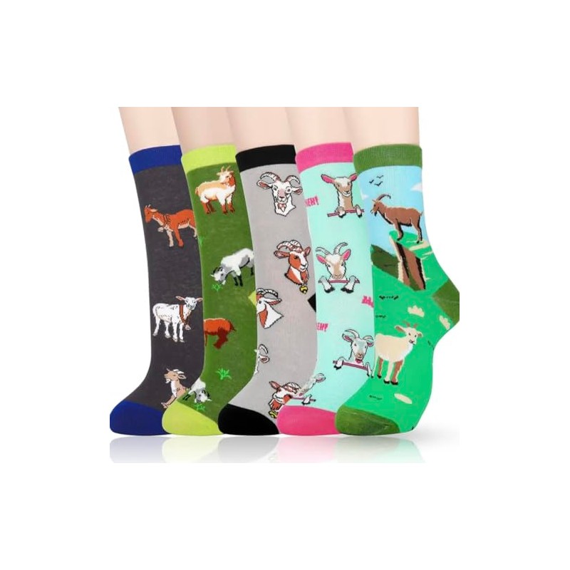 Generic Goat Socks Gift Box 5 Pairs of Goat Socks