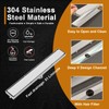 EBYTE Linear Shower Drain 24 Inch - SUS 304 Stainless