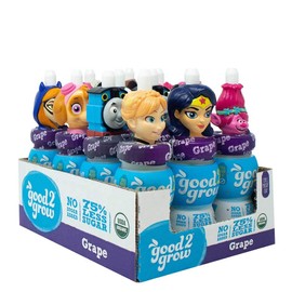 Good 2 Grow Single Serve Juicy Waters Grape, 6 Fluid Ounce - 12 per case.