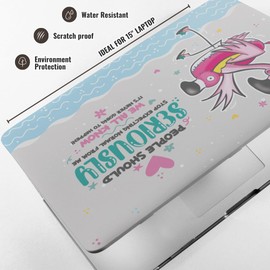 Laptop Skin Sticker Decal Set Case, Laptop Sleeve Set, Laptop Vinyl Sticker Cover, Laptop Cover Case, Compatible for 2020~2023 14 15 inch Series Notebook PC ONLY (Flamingo Design)