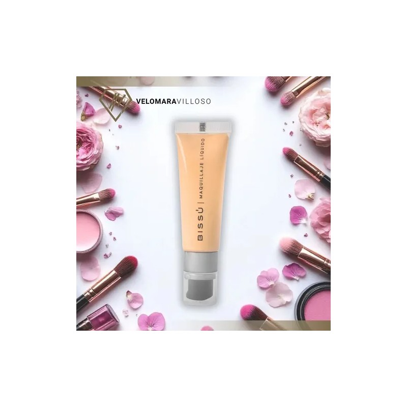 Base de maquillaje Bissú Maquillaje Líquido Tono Avena